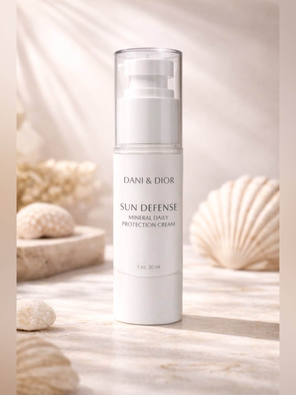 Sun Defense 030 - All Natural Mineral Daily Protection Cream 1oz
